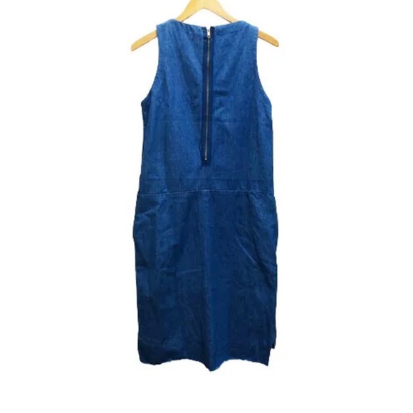 Zara Dresses & Skirts - Zara trafaluc denim dress high low raw hem